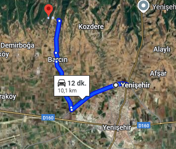 BURSA YENİŞEHİR BARCIN MAH. TARLANIN 1.000 M² Sİ SATILIK - BURSA YENİŞEHİR fotoğraf 6
